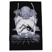 ザコラプス – テクノ – ディストピアのストリートウェアデザイン ミディアムペーパーバッグ (正面)