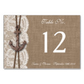 ザコレクシ素朴ョン結婚のいかり テーブルナンバー (裏面)