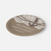 ザコレクシ素朴ョン結婚のいかり ペーパープレート (アングル)