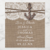 ザコレクシ素朴ョン結婚のいかり ワインラベル (シングルラベル)