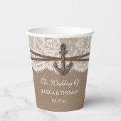 ザコレクシ素朴ョン結婚のいかり 紙コップ (正面)