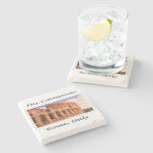 ザコロッセウムローマ、イタリアストーンコースター ストーンコースター (横)