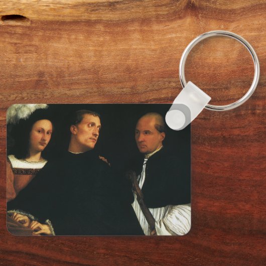 ザコンサートバイティアンルネッサンスヴィンテージファインアート キーホルダー (正面)