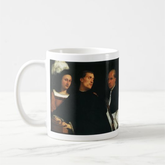 ザコンサートバイティアンルネッサンスヴィンテージファインアート コーヒーマグカップ (左)