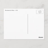 ザコンサートバイティアンルネッサンスヴィンテージファインアート ポストカード (裏面)