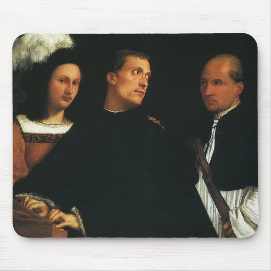 ザコンサートバイティアンルネッサンスヴィンテージファインアート マウスパッド (正面)