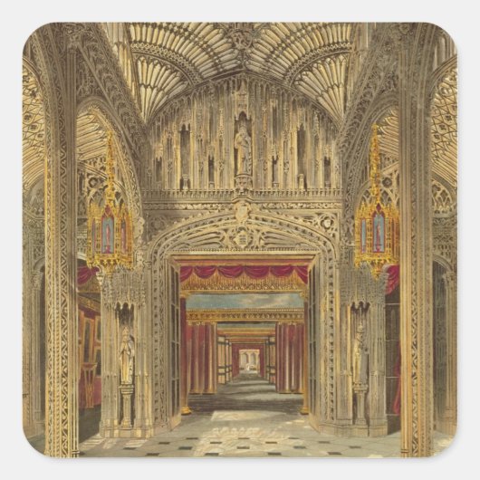 ザコンサートリーアットカールトンハウスfrom Pyne's 'Roy スクエアシール (正面)