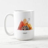 ザコージーキャビン・イン・ザ・マウンテンズ コーヒーマグカップ (左)