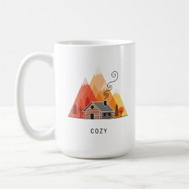ザコージーキャビン・イン・ザ・マウンテンズ コーヒーマグカップ