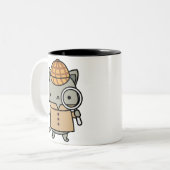 ザコージーミステリーブッククラブパーロックマグ ツートーンマグカップ (正面左)