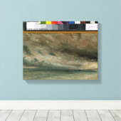 ザコーストアットブライトン – ストリー夕べ, c.1828 (oi) キャンバスプリント (インサイチュ (ウッドフロア))