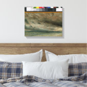 ザコーストアットブライトン – ストリー夕べ, c.1828 (oi) キャンバスプリント (インサイチュ (寝室))