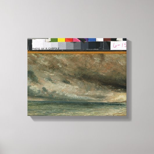 ザコーストアットブライトン – ストリー夕べ, c.1828 (oi) キャンバスプリント (正面)