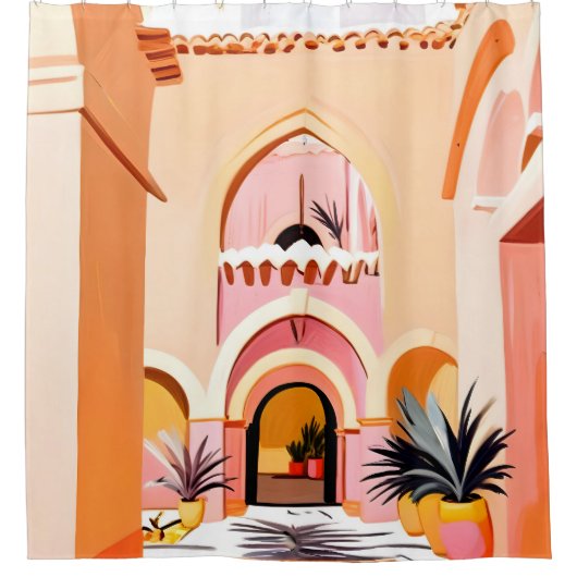 ザコートヤード シャワーカーテン (正面)