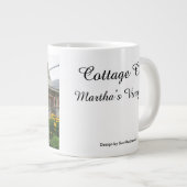 ザコーナーのアジサイ – マーサのブドウ畑 ジャンボコーヒーマグカップ (正面右)