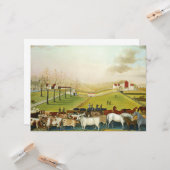 ザコーネル農場(ペンシルバニア州ランドスケープ) カード (正面/裏面インサイチュ)