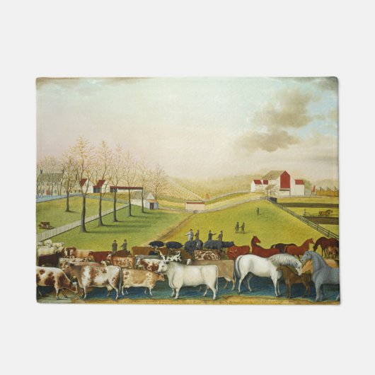 ザコーネル農場(ペンシルバニア州ランドスケープ) ドアマット (正面)