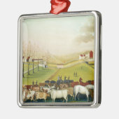 ザコーネル農場(ペンシルバニア州ランドスケープ) メタルオーナメント (左)