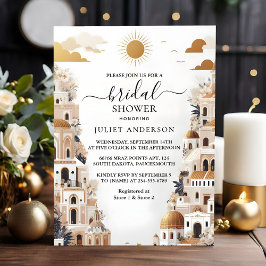 ザコーヒイタリアンーソレントカジュアルブライダルシャワー 招待状