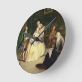 ザコーヒーハウス ラウンド壁時計 (傾斜)