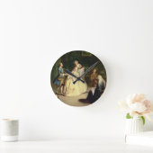 ザコーヒーハウス ラウンド壁時計 (ホーム)