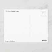 ザコーブ、シーサイド、オレゴン ポストカード (裏面)