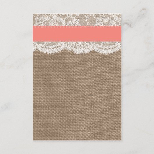 ザコーラルサンドドルコレクションビーチ結婚式 エンクロージャーカード (裏面)