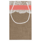 ザコーラルサンドドルコレクションビーチ結婚式 スモールペーパーバッグ (裏面)