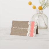 ザコーラルサンドドルコレクションビーチ結婚式 プレイスカード (裏面)