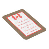 ザコーラルシーホースバーラップビーチ結婚式コレクション マグネット (右側)