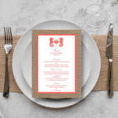 ザコーラルシーホースバーラップビーチ結婚式コレクション メニュー