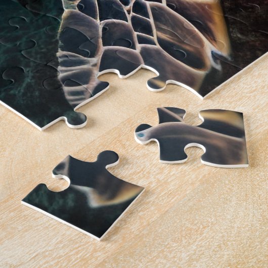 ザコーラルリーフを訪れる – ウミガメのジグソーパズル ジグソーパズル (側面)