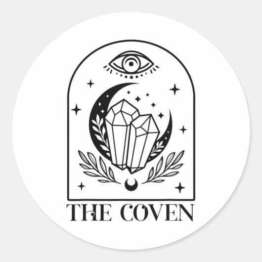 ザコーヴェン花嫁ウィッチー結婚ゴシックバチェロレッテ ラウンドシール (正面)