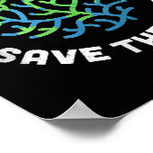 ザコー保護ル救ザリーフ-海コンサバティ ポスター (角)