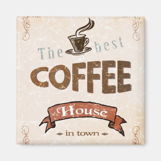 ザコー最高のヒーハウス マグネット (正面)