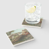 ザゴアサーダーガールズシエスタ(by Carlo Ademollo) ストーンコースター (横)