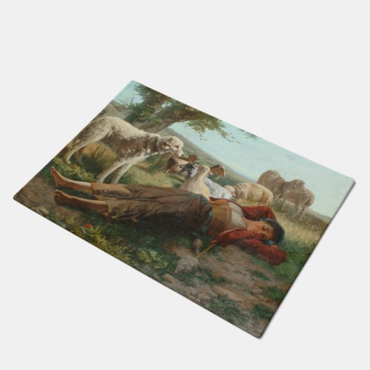 ザゴアサーダーガールズシエスタ(by Carlo Ademollo) ドアマット (アングル)