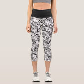 ザゴニーの片目の荒々しいスカル カプリレギンス (正面)