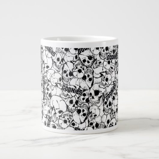 ザゴニーの片目の荒々しいスカル ジャンボコーヒーマグカップ (正面)