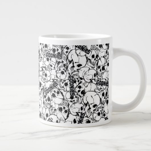 ザゴニーの片目の荒々しいスカル ジャンボコーヒーマグカップ (右)