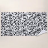 ザゴニーの片目の荒々しいスカル ビーチタオル