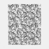 ザゴニーの片目の荒々しいスカル フリースブランケット (正面)