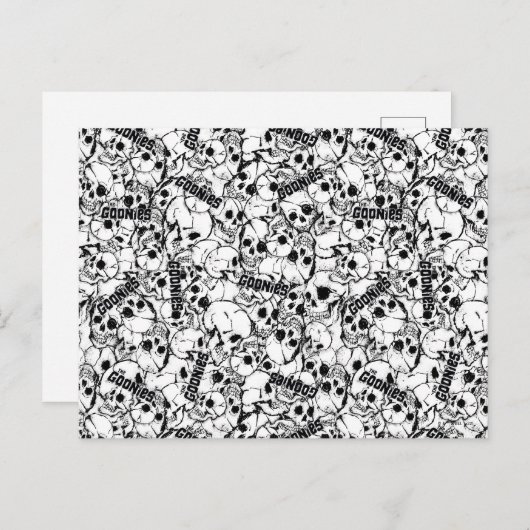 ザゴニーの片目の荒々しいスカル ポストカード (正面/裏面)