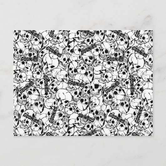 ザゴニーの片目の荒々しいスカル ポストカード (正面)