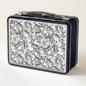 ザゴニーの片目の荒々しいスカル メタルランチボックス (裏面)