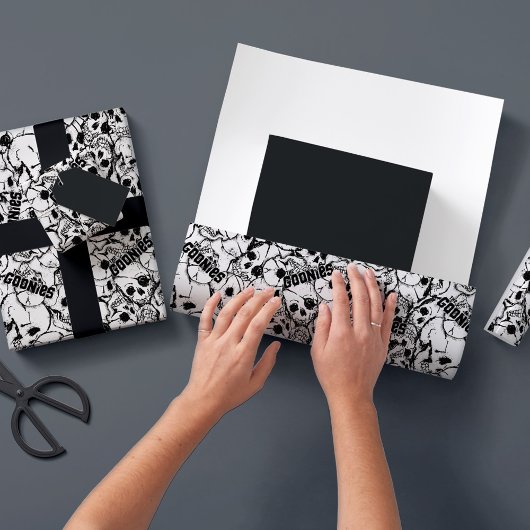 ザゴニーの片目の荒々しいスカル ラッピングペーパーシート