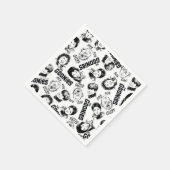 ザゴニーキャラクター模様 スタンダードカクテルナプキン (角)