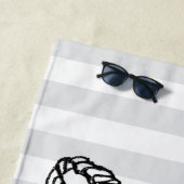 ザゴニースカル&いかりグラフィック ビーチタオル (インサイチュ)