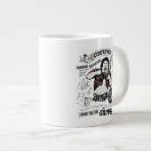 ザゴニーズチャンクレトロコラージュ ジャンボコーヒーマグカップ (正面右)