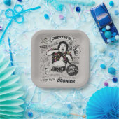 ザゴニーズチャンクレトロコラージュ ペーパープレート (パーティー)